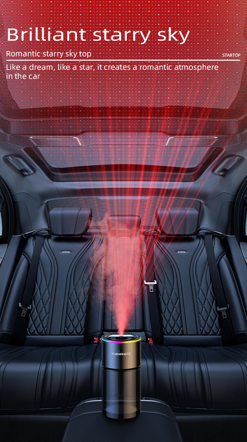 Smart Spray Car Air Freshener with Ambient Light, Auto On/Off with Vehicle